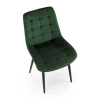 Jedálenská stolička Daphne, tmavo zelená