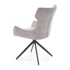 Jedálenská stolička Ensley, sivá