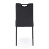 Jedálenská stolička Lucaria, čierna
