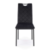 Jedálenská stolička Lucaria, čierna