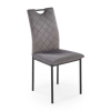 Jedálenská stolička Lucaria, sivá