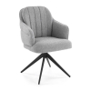 Jedálenská stolička Rowley, sivá