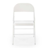 Skladacia stolička Acton, biela