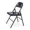 Skladacia stolička Acton, čierna