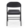 Skladacia stolička Acton, čierna