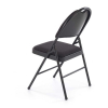 Skladacia stolička Dover, čierna