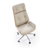Kancelárske kreslo Poole, béžová / orech