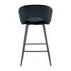 Barová stolička Barnes, čierna