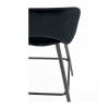 Barová stolička Barnes, čierna