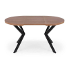 Jedálenský stôl Pildora, orech / čierna