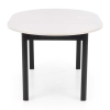 Jedálenský stôl Russell, krémová / čierna