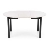 Jedálenský stôl Russell, krémová / čierna
