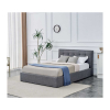 Posteľ Padva 140 x 200 cm, sivá