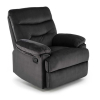 Polohovacie kreslo Josh, čierna