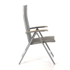 Záhradná polohovateľná stolička Torelo, sivá
