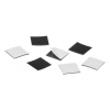 Samolepiace magnety Magnetoplan Takkis 30 x 20 mm - 45 ks, čierna