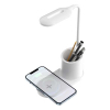 Stolná lampa Platinet 3 W, bezdrôtové nabíjanie, biela