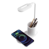 Stolná lampa Platinet 3 W, bezdrôtové nabíjanie, biela