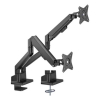 Držiak na monitor Brateck LDT62-C024, 2 ramená, čierna