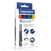 Set popisovačov Magnetoplan PRO 3 mm - 4 ks, mix 4 farieb