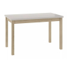 Jedálenský stôl Adam 100 x 60 cm, krémová / dub cremona