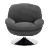 Kreslo Shelby, tmavo sivá