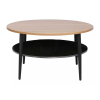 Konferenčný stolík Ella, dub / čierna