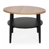 Konferenčný stolík Ella II, dub / čierna