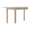 Jedálenský stôl Adam II 90 x 65 cm, krémová / dub cremona