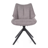 Jedálenská stolička Opal II, svetlo sivá