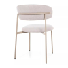 Jedálenská stolička Sally II, krémová