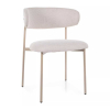 Jedálenská stolička Sally II, krémová