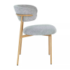 Jedálenská stolička Sally D II, sivá / dub