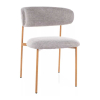 Jedálenská stolička Sally D II, sivá / dub