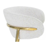 Jedálenská stolička Sally III, krémová / zlatá