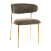 Jedálenská stolička Sally III, olivová / zlatá