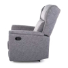 Polohovacie kreslo Kaleva II, sivá