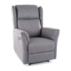 Polohovacie kreslo Kaleva II, sivá