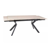 Jedálenský stôl Basile, kameň / čierna