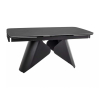 Jedálenský stôl Colmar, čierny mramor