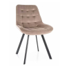Jedálenská stolička Albons Velvet, béžová