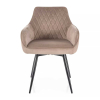 Jedálenská stolička Alcano Velvet, béžová