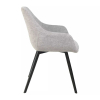 Jedálenská stolička Limena, sivá