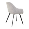 Jedálenská stolička Limena, sivá