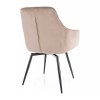 Jedálenská stolička Montale Velvet, béžová