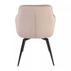 Jedálenská stolička Montale Velvet, béžová