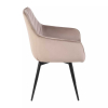 Jedálenská stolička Montale Velvet, béžová