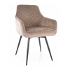 Jedálenská stolička Montale Velvet, béžová