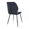 Jedálenská stolička Stigia, čierna