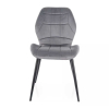Jedálenská stolička Verso, sivá